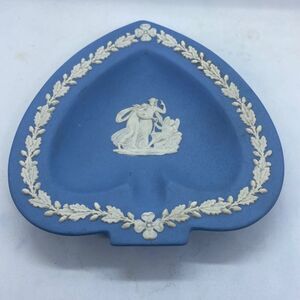 Vintage Wedgwood Blue Heart Shaped